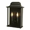 Revive Outdoor Slim Black Wall Lantern  Feature Large Image