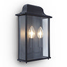 Revive Outdoor Slim Black Wall Lantern  additional Large Image