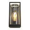 Revive Outdoor Small Matt Black Frame Wall Light  Profile Large Image