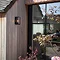 Revive Outdoor Small Matt Black Frame Wall Light  Feature Large Image