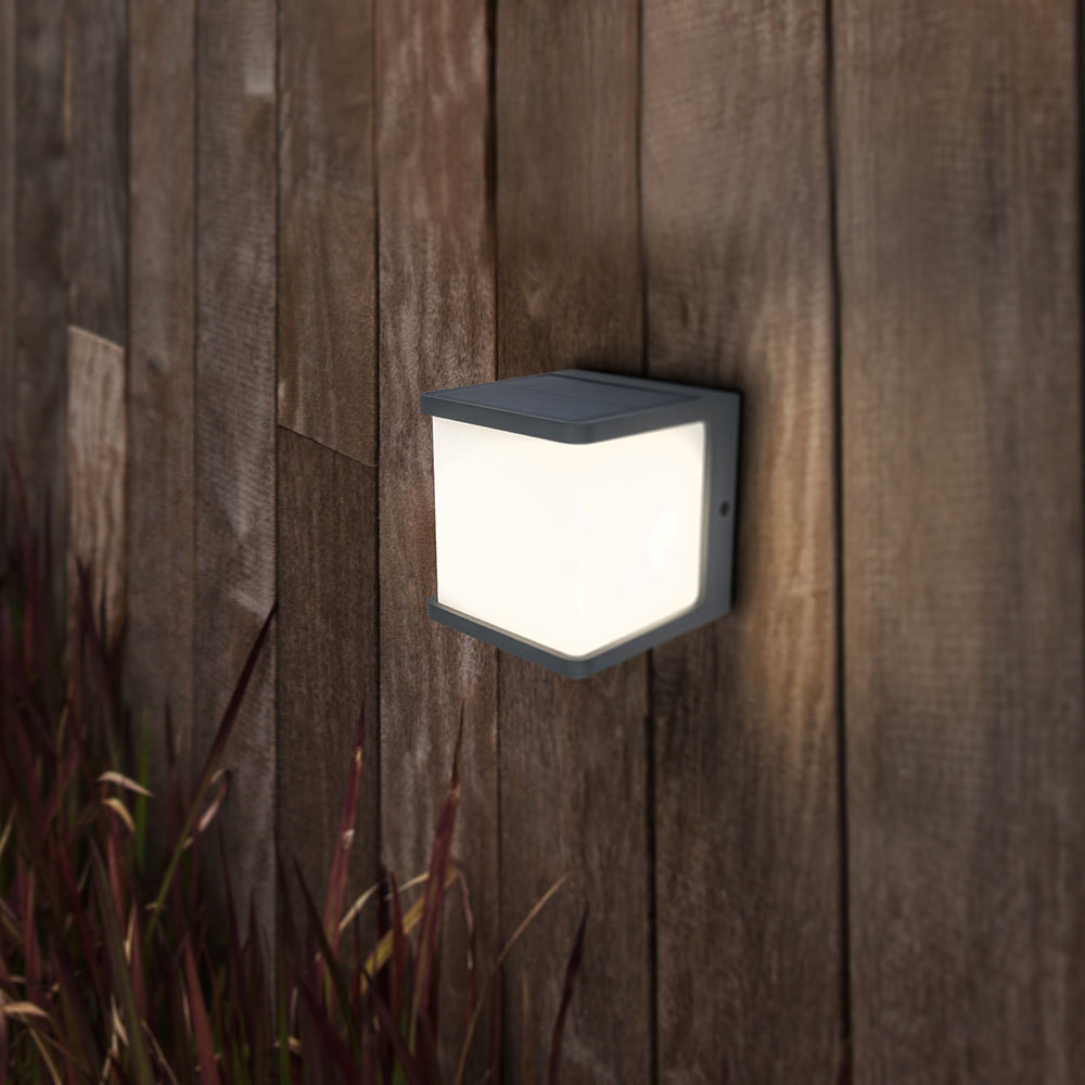 Revive Outdoor Solar PIR Wall Light (W110 x L129 x H110mm)  Profile Large Image