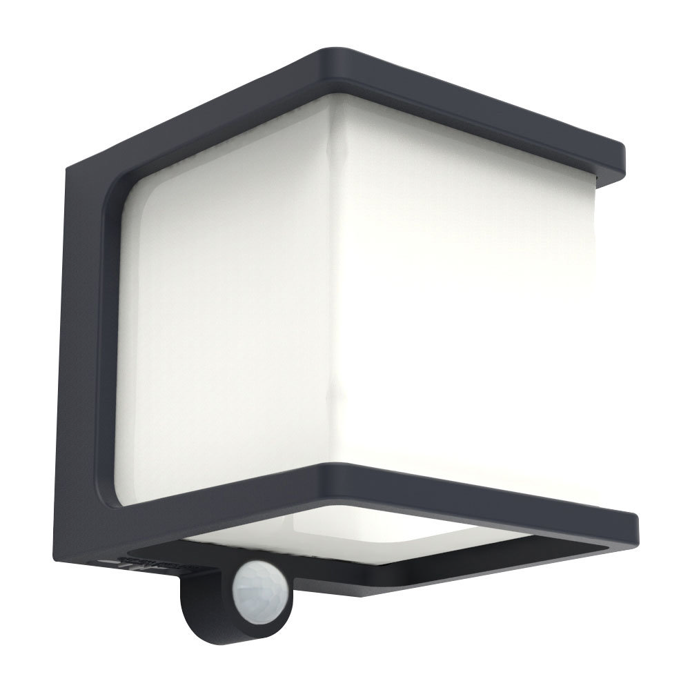 Revive Outdoor Solar PIR Wall Light (W110 x L129 x H110mm) Large Image