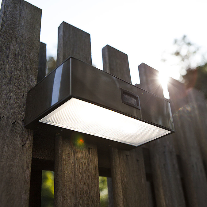 Revive Outdoor Solar PIR Wall Light (W180 x L95 x H48mm)  Feature Large Image