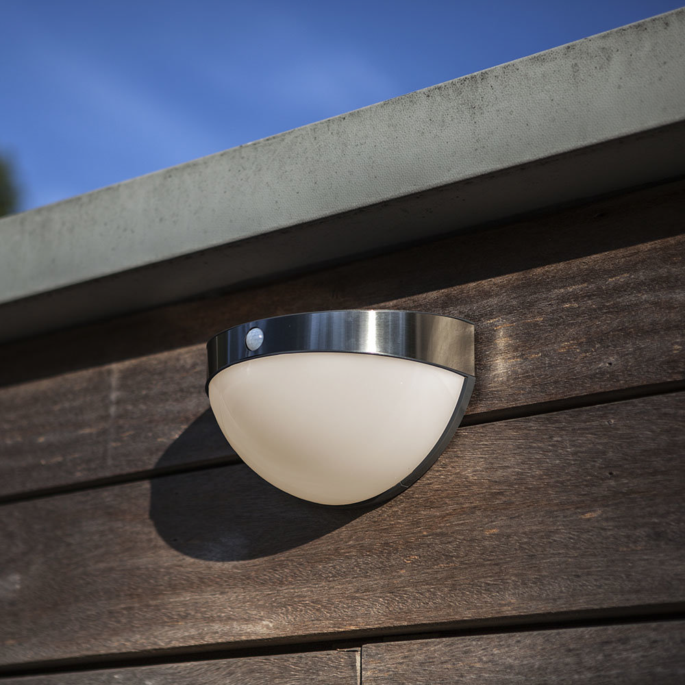 Revive Outdoor Solar PIR Wall Light (W218 x L125 x H126mm)  Feature Large Image