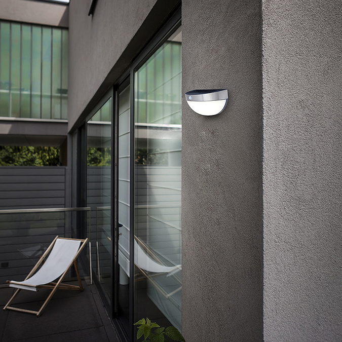 Revive Outdoor Solar PIR Wall Light (W218 x L125 x H126mm)  Standard Large Image