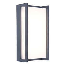 Revive Outdoor Square Anthracite Wall Light Medium Image