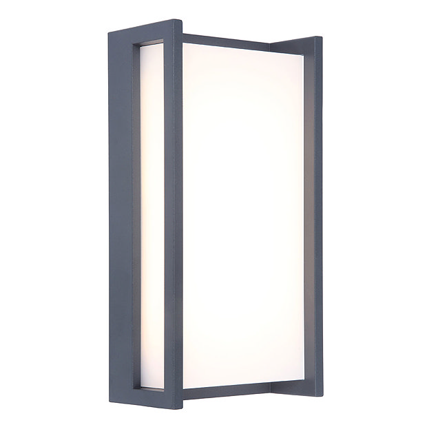 Revive Outdoor Square Anthracite Wall Light Large Image