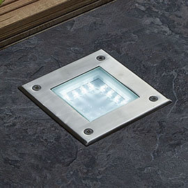 Revive Outdoor Square Walkover Stainless Steel Light Medium Image