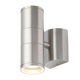 Revive Outdoor Stainless Steel Up & Down Wall Light Medium Image