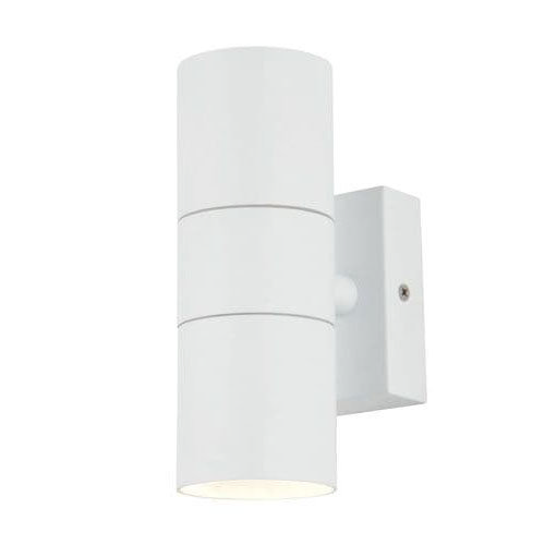 Revive Outdoor Textured White Up & Down Wall Light
