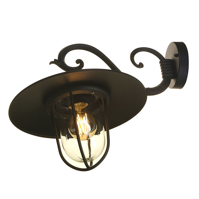 Revive Outdoor Traditional Black Coach Lantern  In Bathroom Large Image