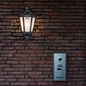 Revive Outdoor Traditional Black Half Wall Light  Profile Large Image