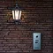 Revive Outdoor Traditional Black Half Wall Light  Profile Large Image