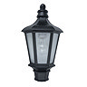 Ellis & Co Outdoor Traditional Black Half Wall Light