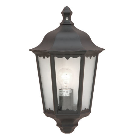 Revive Outdoor Traditional Black Wall Coach Lantern Large Image