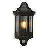 Revive Outdoor Traditional PIR Black Half Coach Lantern  Profile Large Image