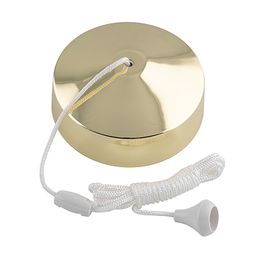 Revive Polished Brass Light Pull Cord