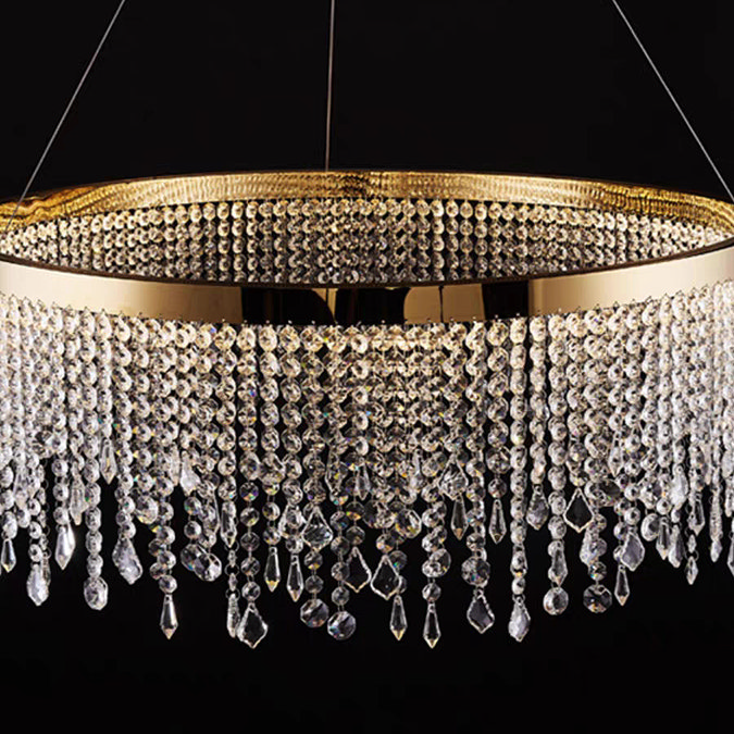 Revive Prestige Gold & Crystal Chandelier