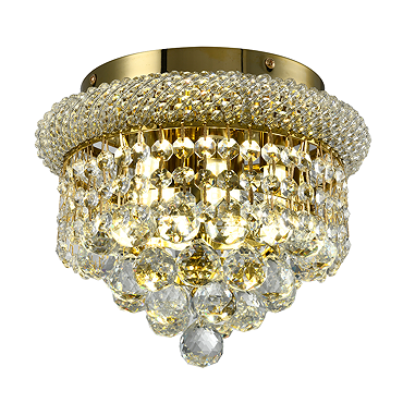 Revive Regal Gold & Crystal Chandelier