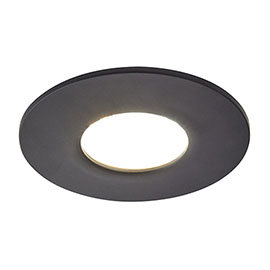Revive Satin Black IP65 LED Fire-Rated Fixed Downlight Medium Image