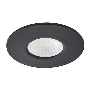 Revive Satin Black IP65 LED Fire-Rated Fixed Downlight  Feature Large Image