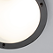 Ellis & Co Satin Black Small LED Flush Bathroom Ceiling Light