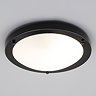 Ellis & Co Satin Black Small LED Flush Bathroom Ceiling Light