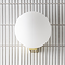 Revive Satin Brass Bathroom Wall Light with Globe Shade