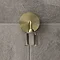 Revive Satin Brass/Champagne Glass Wall Light
