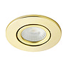 Ellis & Co Satin Brass IP65 LED Fire-Rated Tiltable Downlight