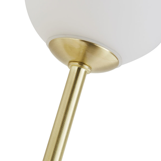Revive Satin Brass/Opal Glass 2-Light Cross Arm Wall Light  Feature Large Image