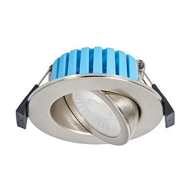 Revive Satin Nickel LED Adjustable Firerated Downlight