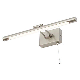 Revive Satin Nickel LED Bathroom Picture/Mirror Light Large Image