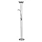 Revive Satin Silver Mother & Child LED Floor Lamp Large Image