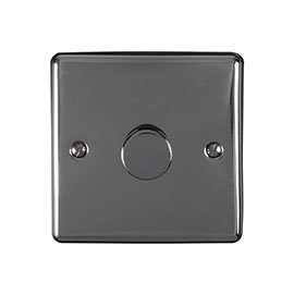 Revive Single Dimmer Light Switch - Black Nickel Medium Image