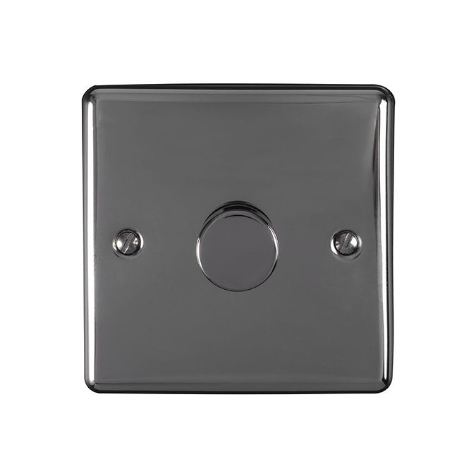 Revive Single Dimmer Light Switch - Black Nickel Large Image