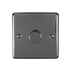 Revive Single Dimmer Light Switch - Black Nickel Large Image