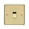 Revive Single Light Switch - Brushed Brass Large Image