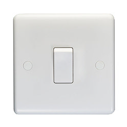 Revive Single Light Switch - White Large Image