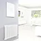 Hudson Reed Revive Small Single Panel Designer Radiator - White - HL324 Feature Large Image