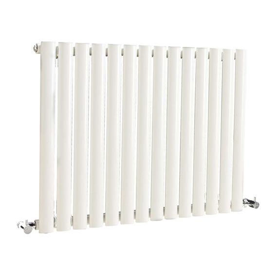 Hudson Reed Revive Small Single Panel Designer Radiator - White - HL324 Large Image