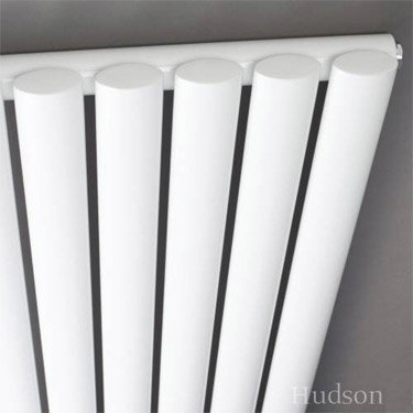 Hudson Reed Revive Single Panel Vertical Designer Radiator - White - HL323 Feature Large Image