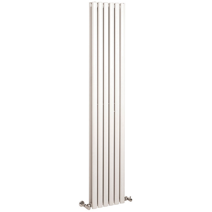 Hudson Reed Revive Single Panel Vertical Designer Radiator - White - HL323 Large Image