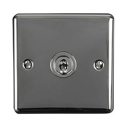 Revive Single Toggle Light Switch - Black Nickel Large Image
