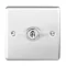 Revive Single Toggle Light Switch - Satin Steel Large Image