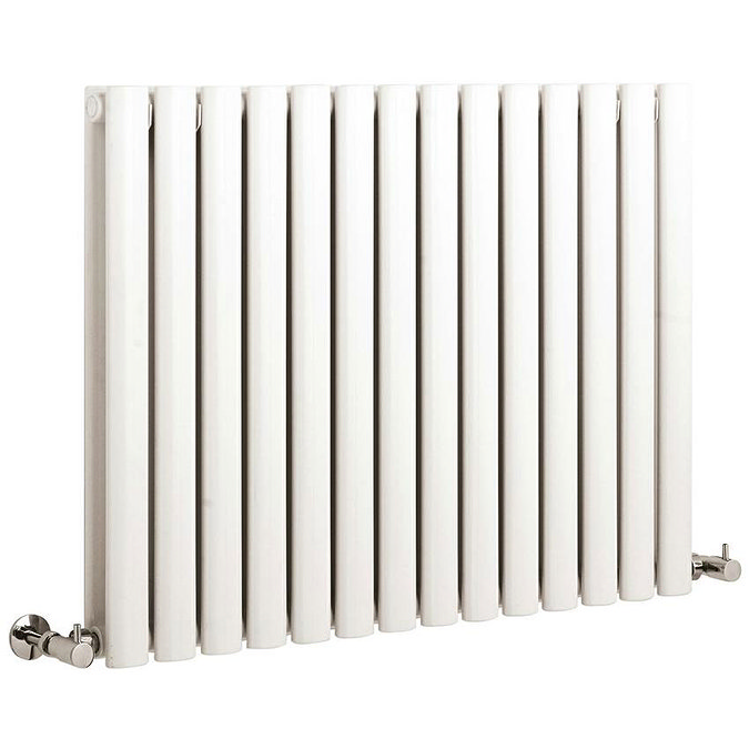 Hudson Reed Revive Small Double Panel Designer Radiator - White - HL328 Large Image