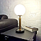 Revive Sphere Brushed Brass Table Lamp