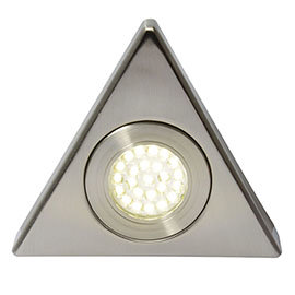 Revive Triangle LED Under Cabinet Light Satin Nickel Medium Image