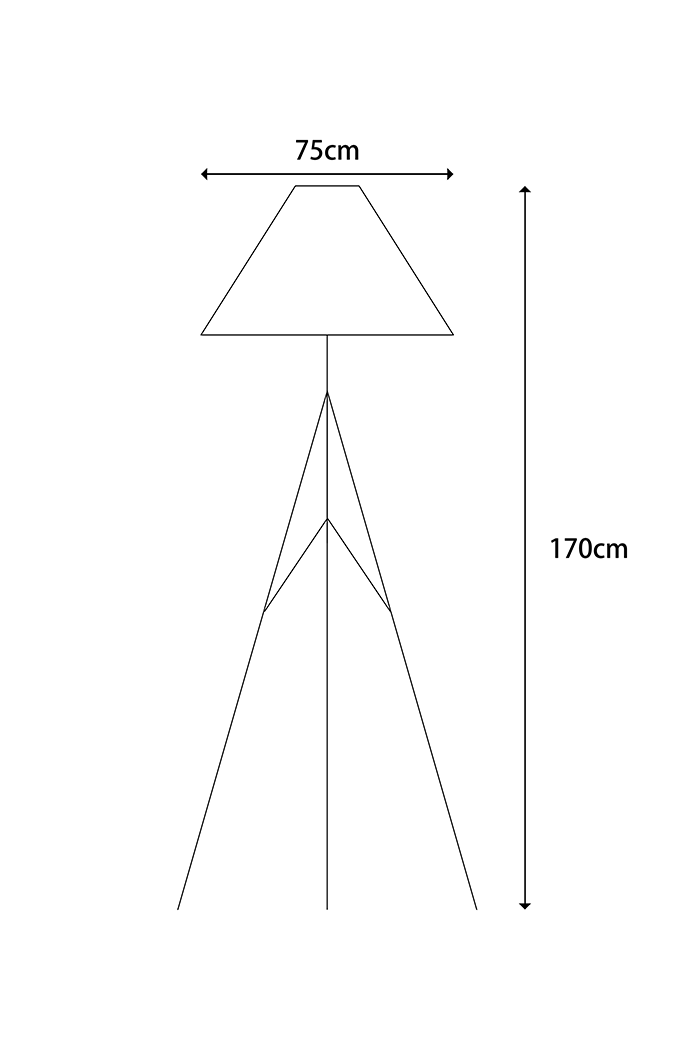 Revive Tripod Floor Lamp with Height Adjustment