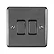 Revive Twin Light Switch - Black Nickel Large Image